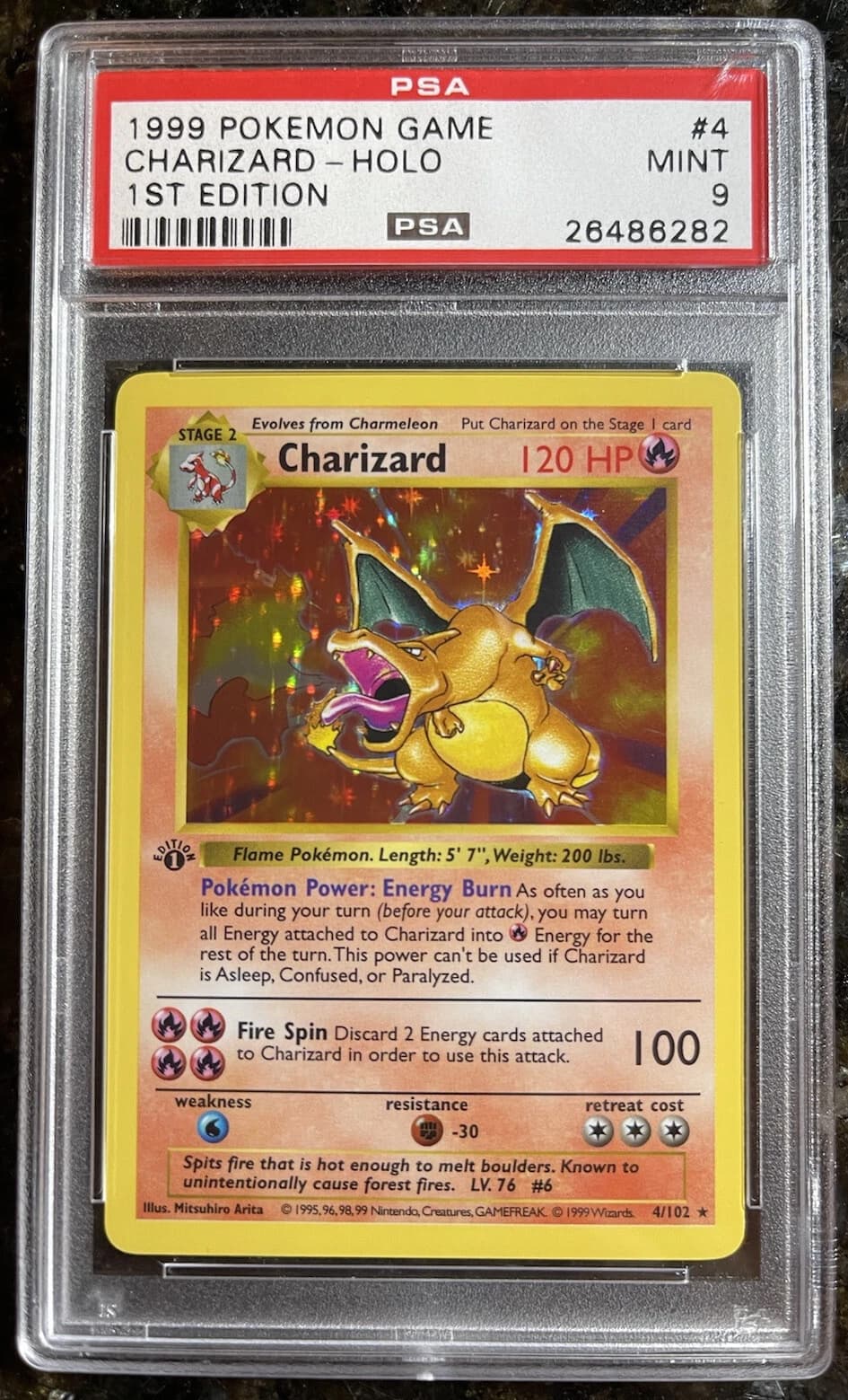 Pokemon Charizard First Edition