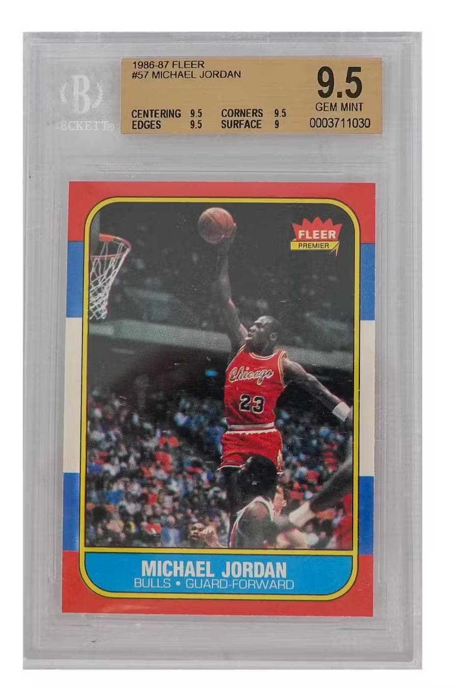 Fleer Jordan Rookie Card