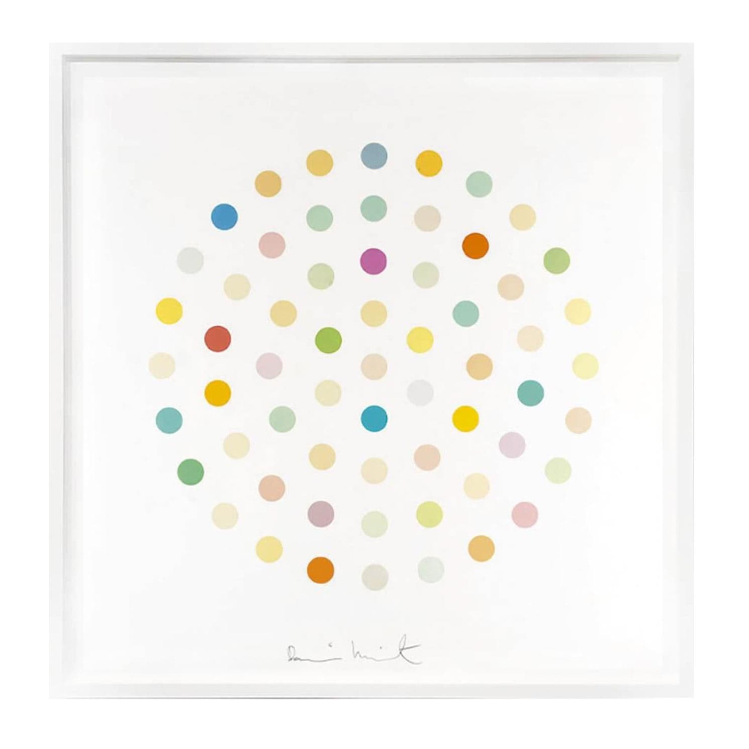 Damien Hirst Damien Hirst Ciclopirox Olamine Spot Print