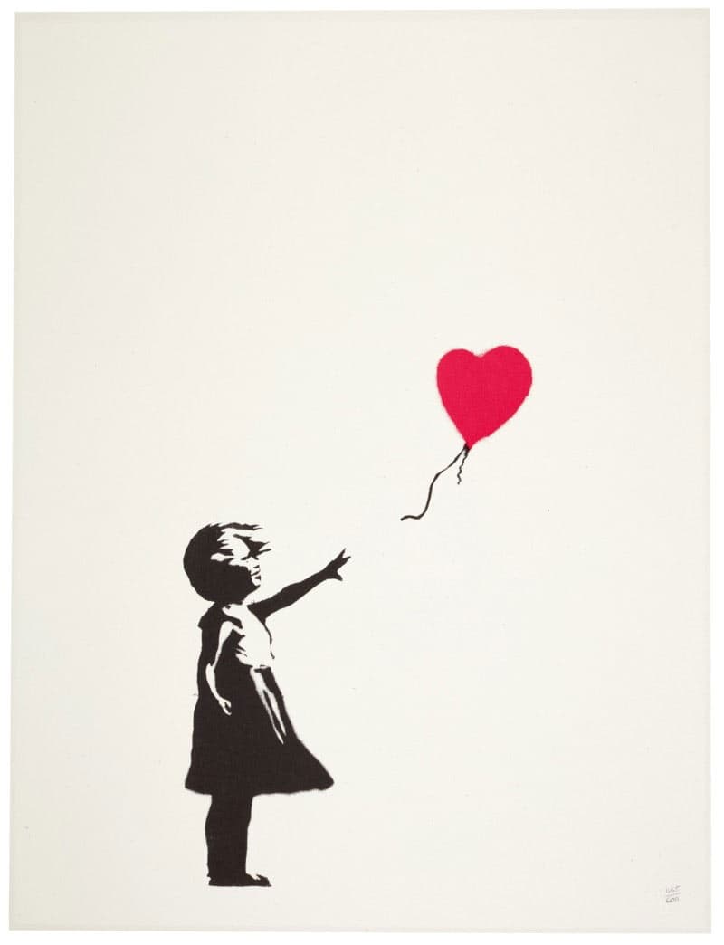 Banksy Banksy Girl with Balloon Unsigned Print