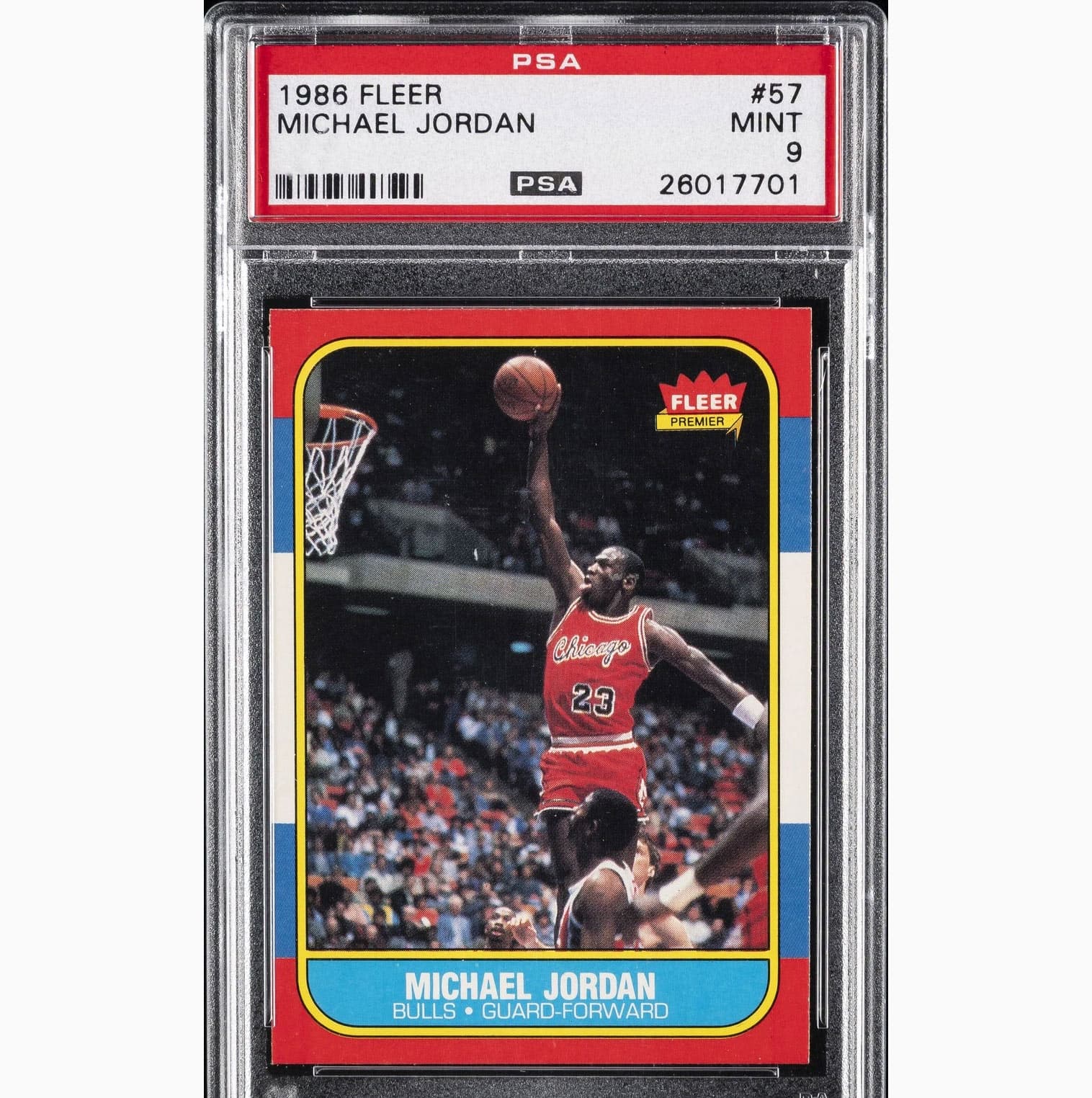 Fleer PSA 9 Michael Jordan 1986 Fleer Rookie