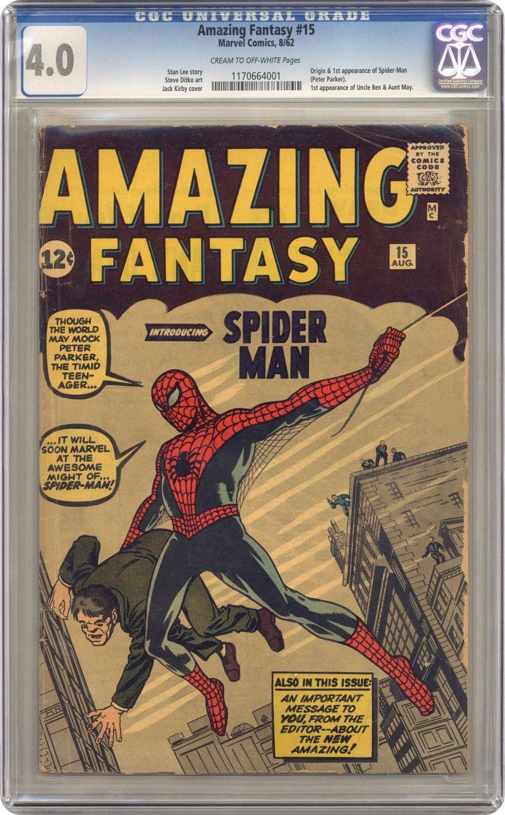 Marvel Comic Amazing Fantasy