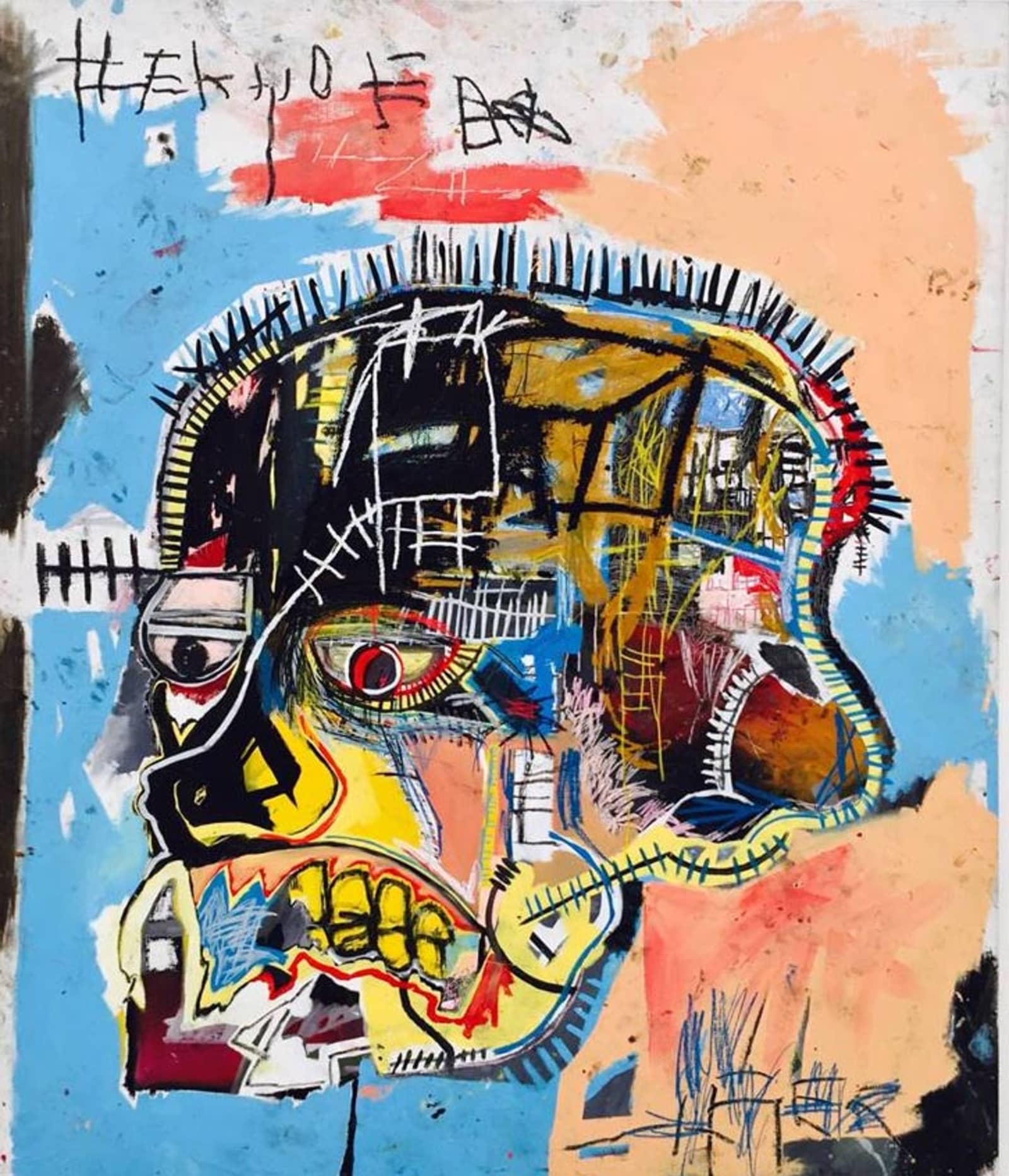 Basquiat Untitled (Skull)