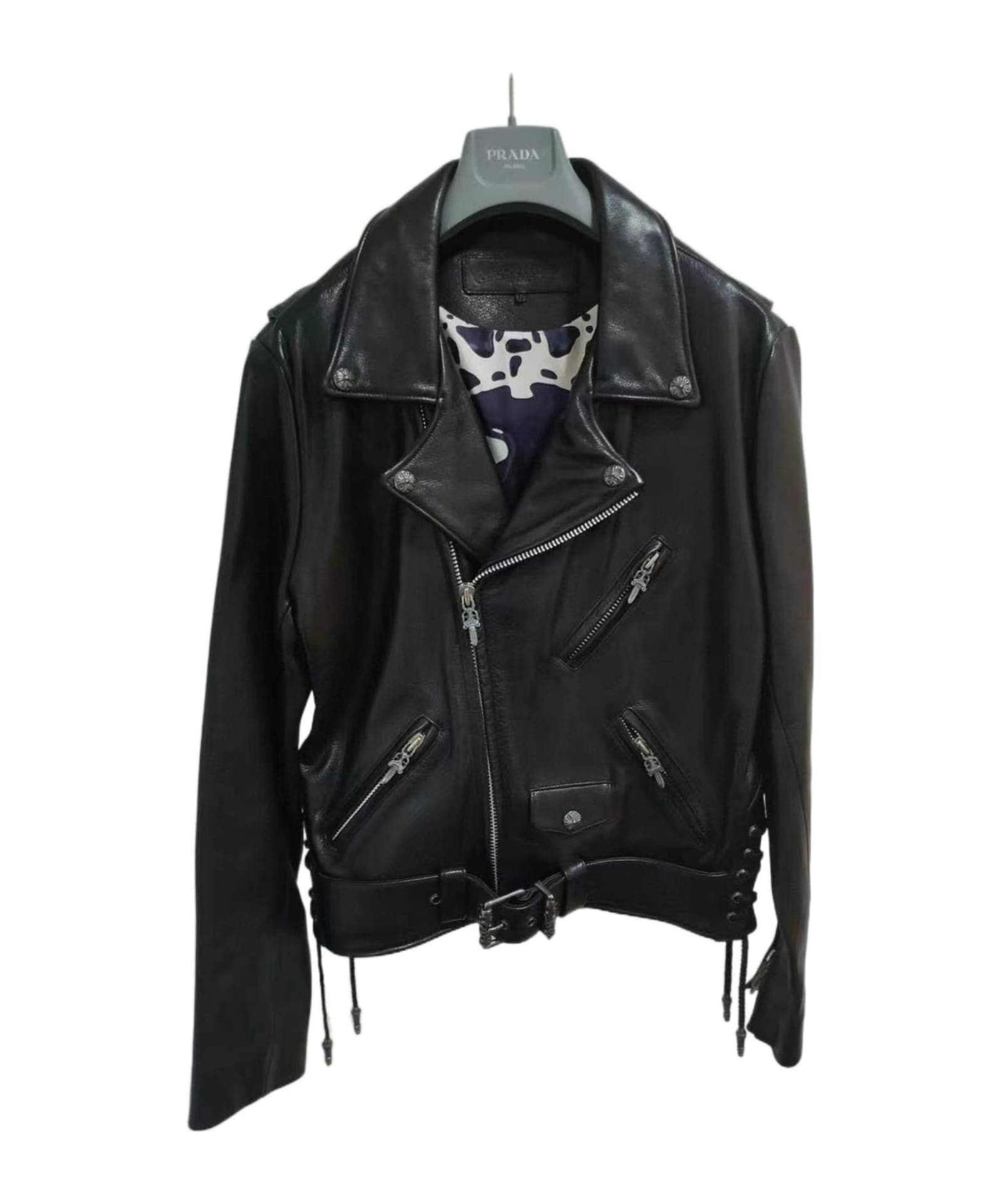 Chrome Hearts x Drake Leather Jacket