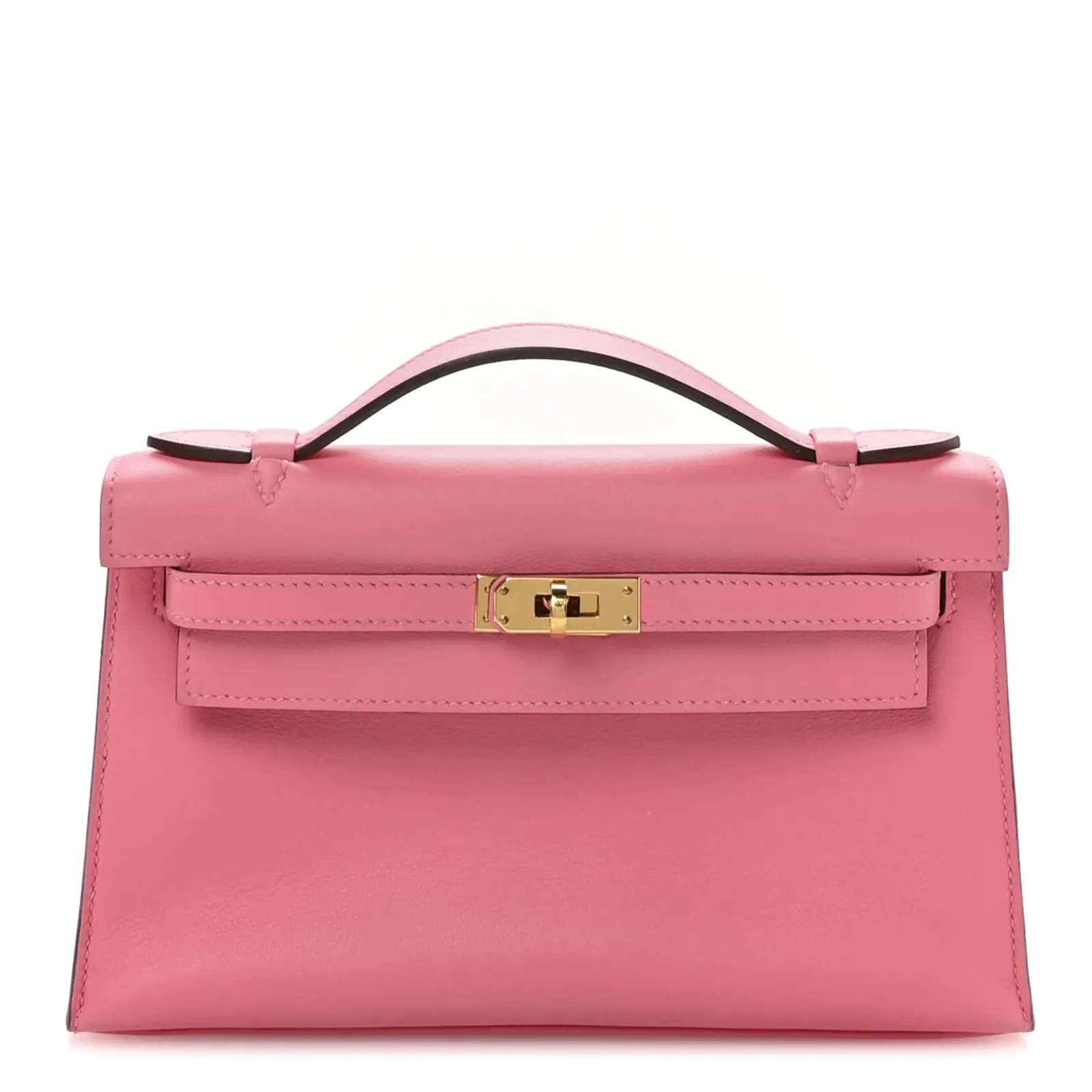 Hermes Kelly Pochette Rose Lipstick