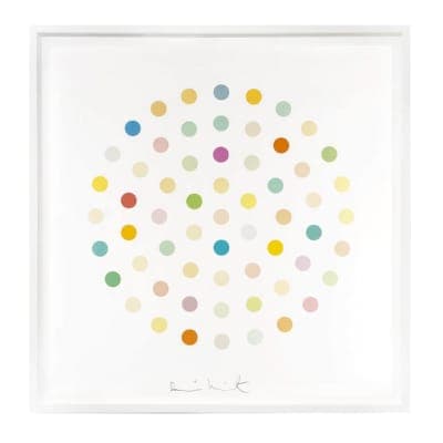 Damien Hirst Ciclopirox Olamine Spot Print