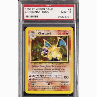 PSA 9 Charizard 1st Edition Base Set
