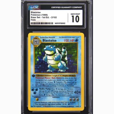 PSA 10 Blastoise 1st Edition Base Set
