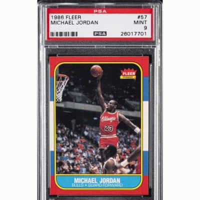 PSA 9 Michael Jordan 1986 Fleer Rookie