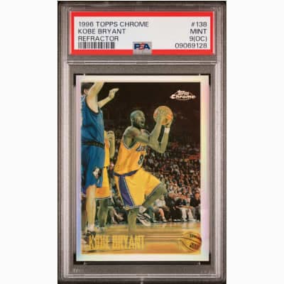 BGS 9.5 Kobe Bryant 1996 Topps Chrome Rookie