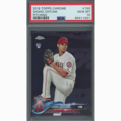 PSA 10 Shohei Ohtani 2018 Topps Chrome Auto